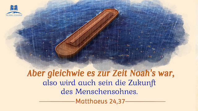 die Zeit Noah's, Menschensohn