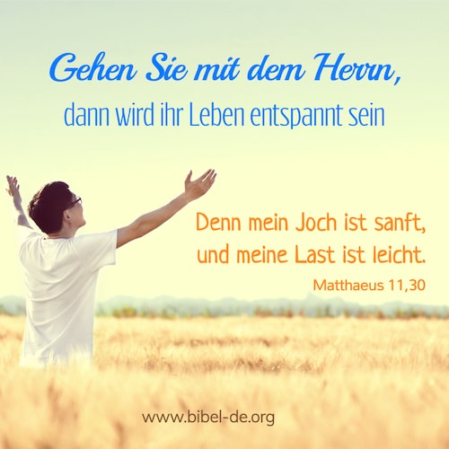 meine Last ist leicht