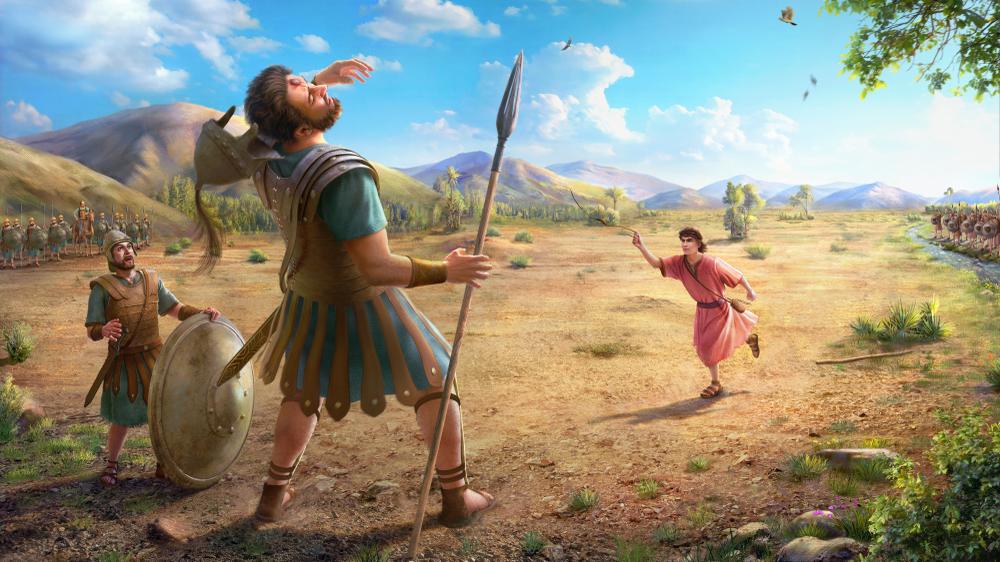 Sam 17 David und Goliath - 1 Samuel 17