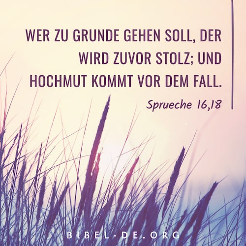 und Hochmut kommt vor dem Fall.