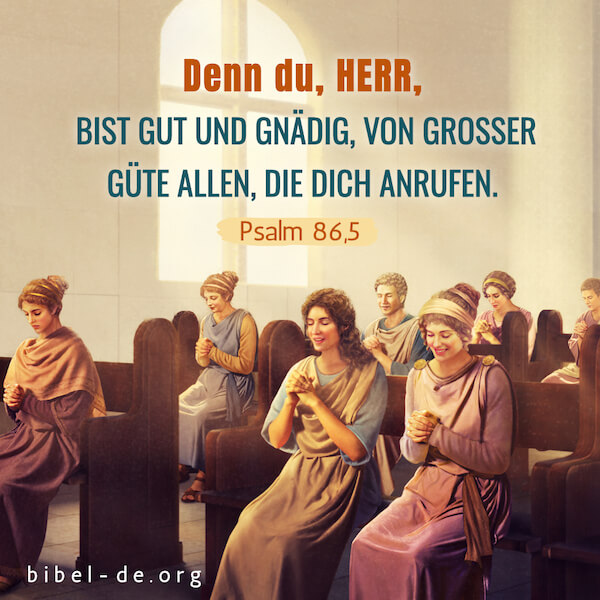 Christen beten zu Gott