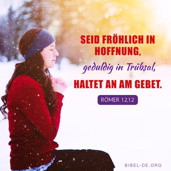 das gebet, eine Frau