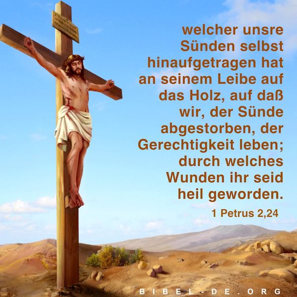 Der Herr Jesus wurde gekreuzigt