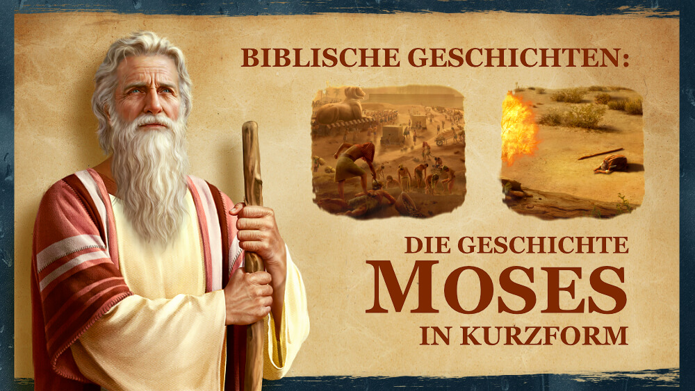 die geschichte moses in kurzform