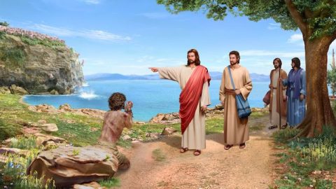 Der Herr Jesus treibt Daemonen aus