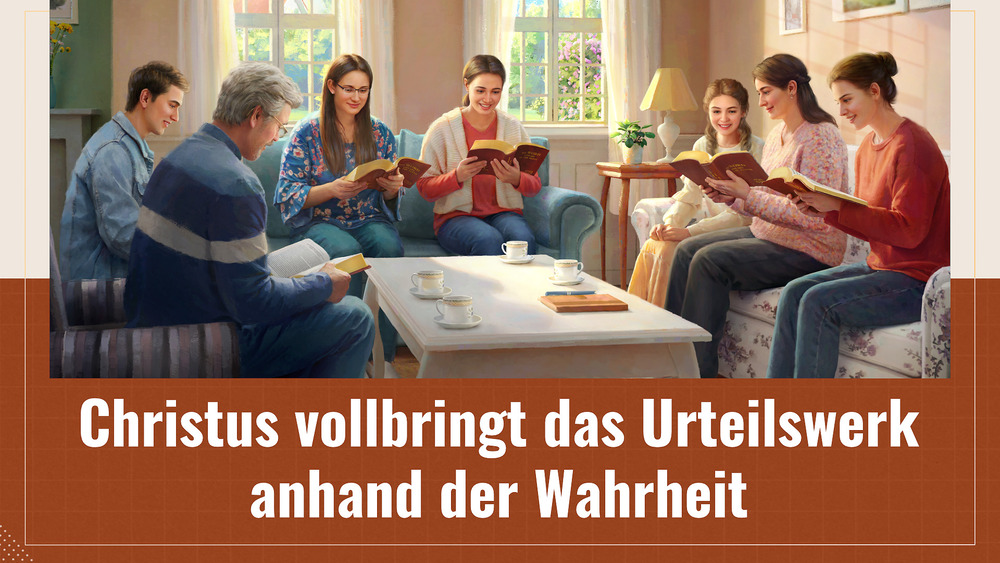Christus vollbringt das Urteilswerk anhand der Wahrheit
