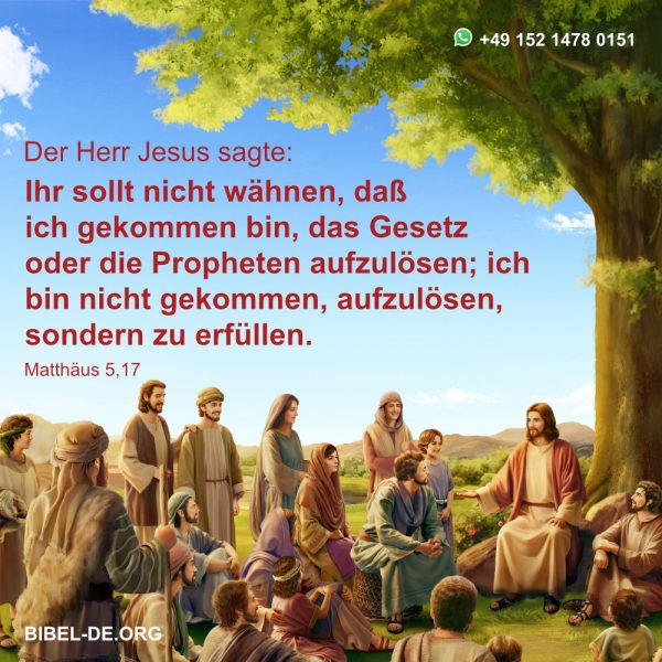 der Herr Jesus predigt